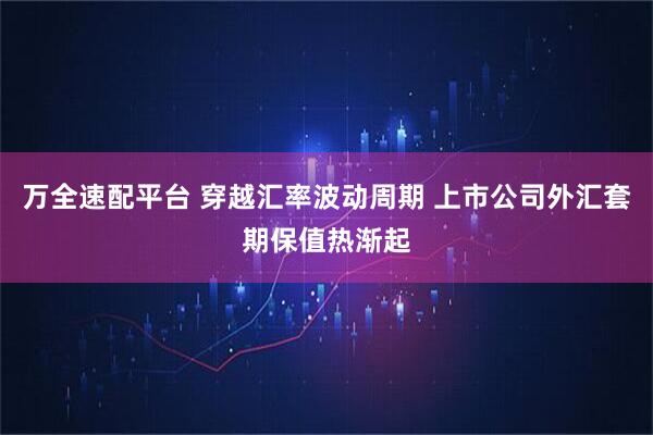 万全速配平台 穿越汇率波动周期 上市公司外汇套期保值热渐起